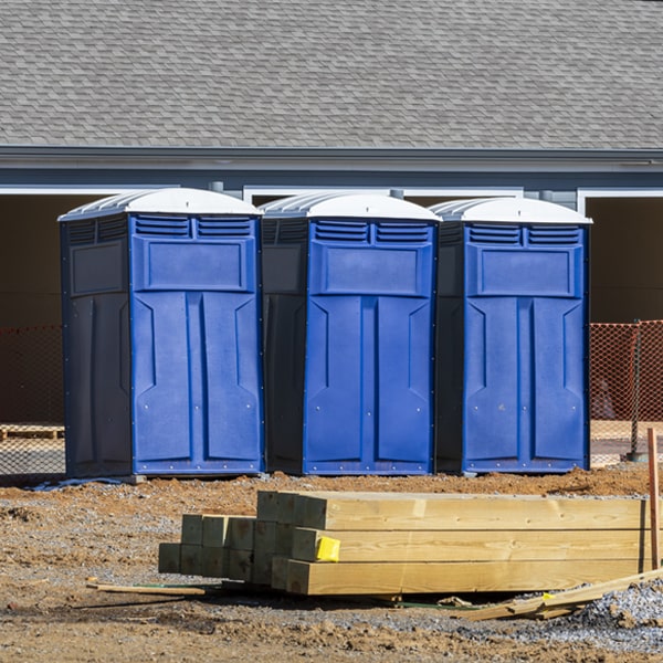 how often are the porta potties cleaned and serviced during a rental period in Heyburn Idaho